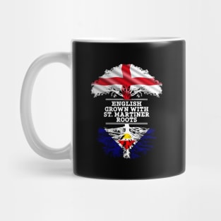 English Grown With St. Martiner Roots - Gift for St. Martiner With Roots From Saint Martin Mug